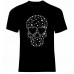 Тениска с Череп - White Skull Starts Hearts - 500068